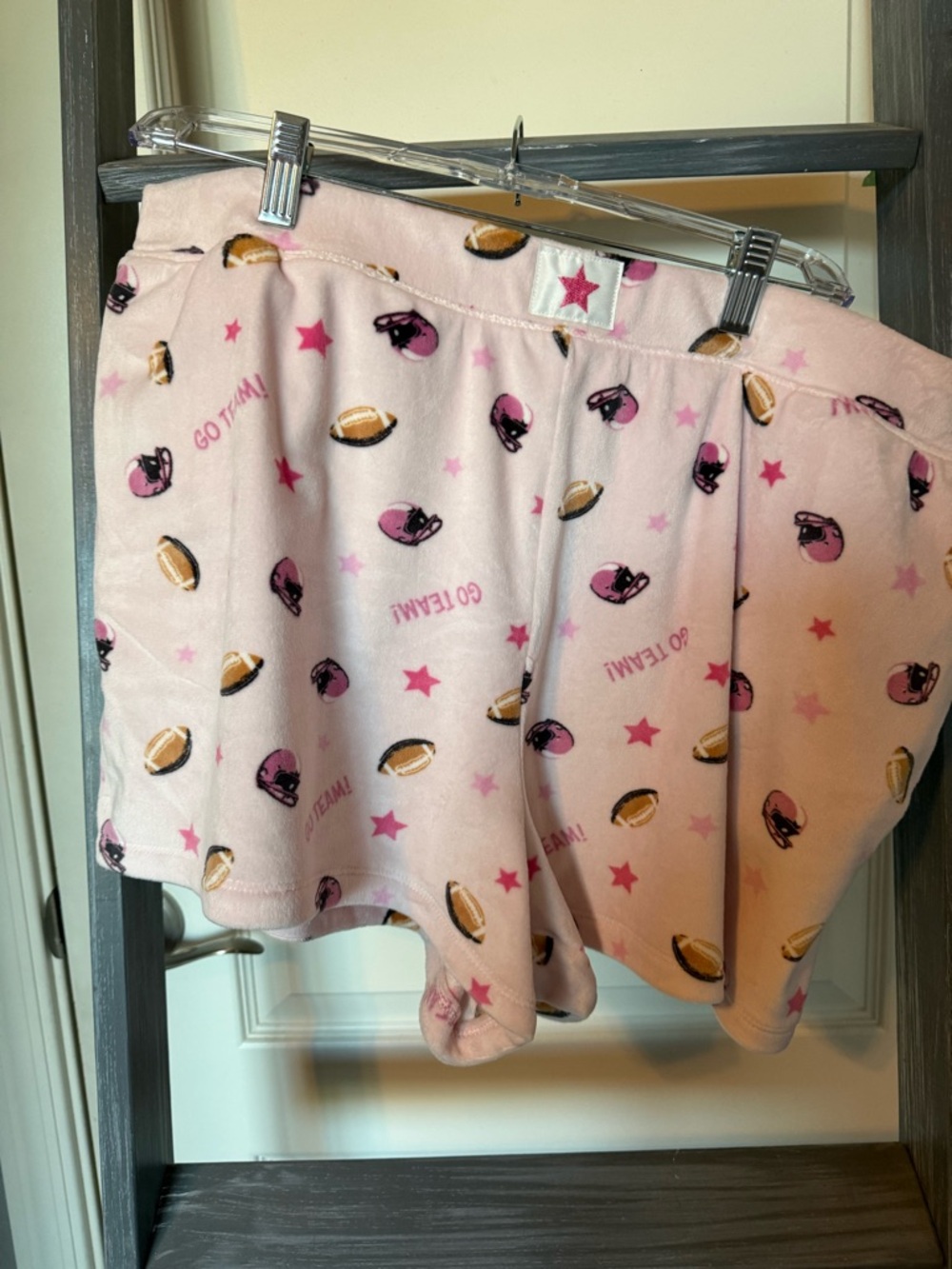 Halloween Woman’s Pink Plush Pajamas - XL (16-18)